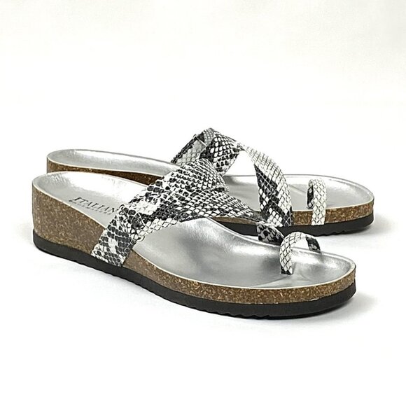 Italian Shoemakers Giia Toe Loop Slip-On Platform Wedge Heel Sandal, 10 - Picture 2 of 7